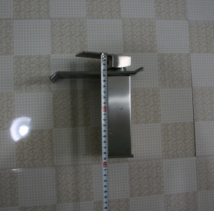 Бесплатная доставка водопад бассейне кран одной ручкой матовый никель ванная