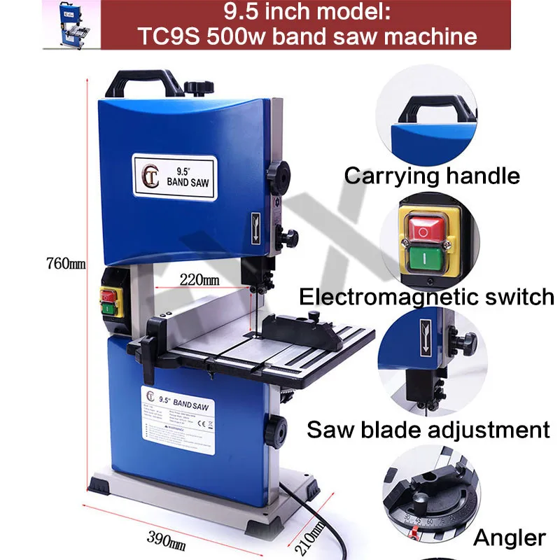 9 5 дюймов многофункциональная ленточная пила машина небольшой джиг