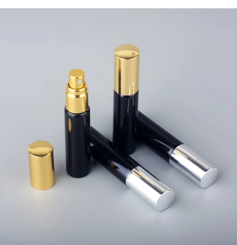 50 шт./лот 10 мл УФ покрытие Стекло Мини Parfume бутылка многоразового использования портативный флакон духов спрей бутылки Пустые Контейнеры