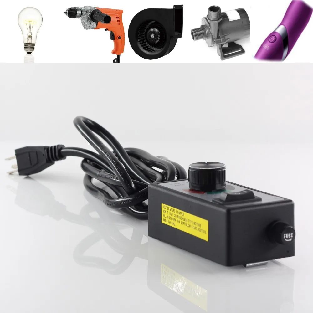 Переключатель скорости 1500 В переменного тока электронный регулятор без шага