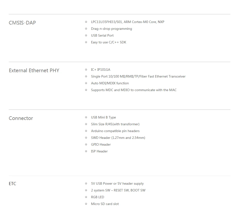 WIZwiki чип W7500 Интернет вещей микроконтроллер макетная плата ARM Cortex-M0 для arduino W5100 UNO R3 MEGA