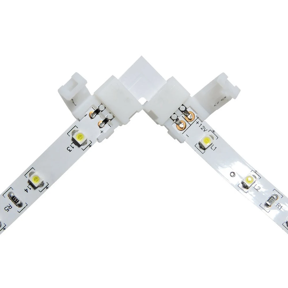 10pcs/lot 8mm 2pin PCB board connector For 3528 single color LED strip free shipping | Обустройство дома