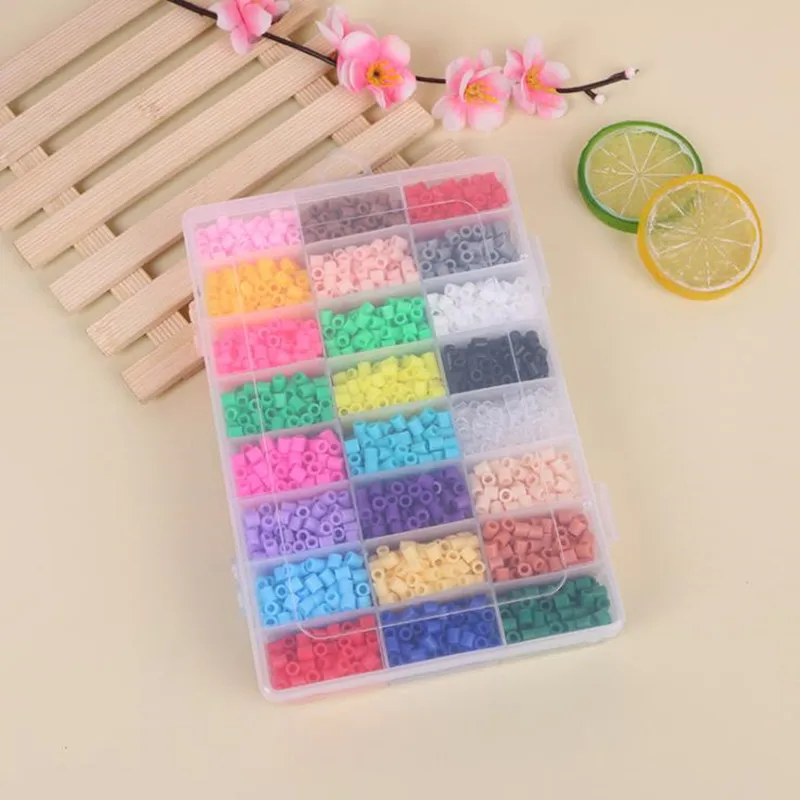 Пазлы для взрослых Perler Бусы Hama 5 мм Еда класса EVA Логические творческие DIY 4800 штук 24