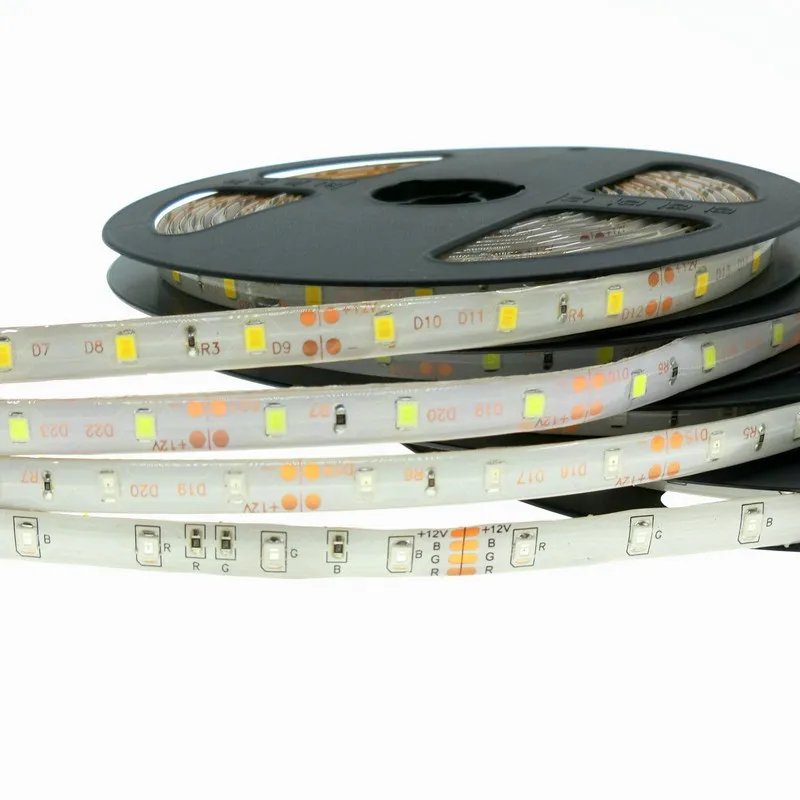 Светодиодные ленты 2835/3528 12V 60 светодиодный s/m гибкая светильник RGB/белый/теплый белый/синий/зеленый/красный/желтый Светодиодные ленты 5 м