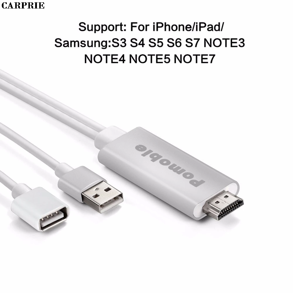Pomobie Lightning HDMI адаптер Plug and Play цифровой AV Прямая поставка|Кабели HDMI| |