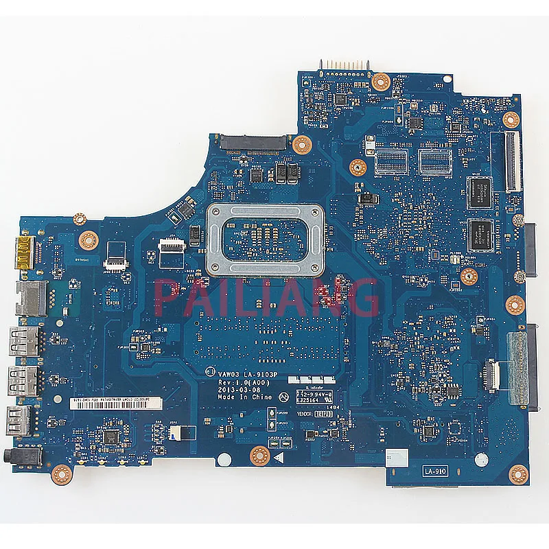 Материнская плата для ноутбука PAILIANG DELL Inspiron 15R 5525 3525 материнская ПК AMD CPU VAW03 LA-9103P