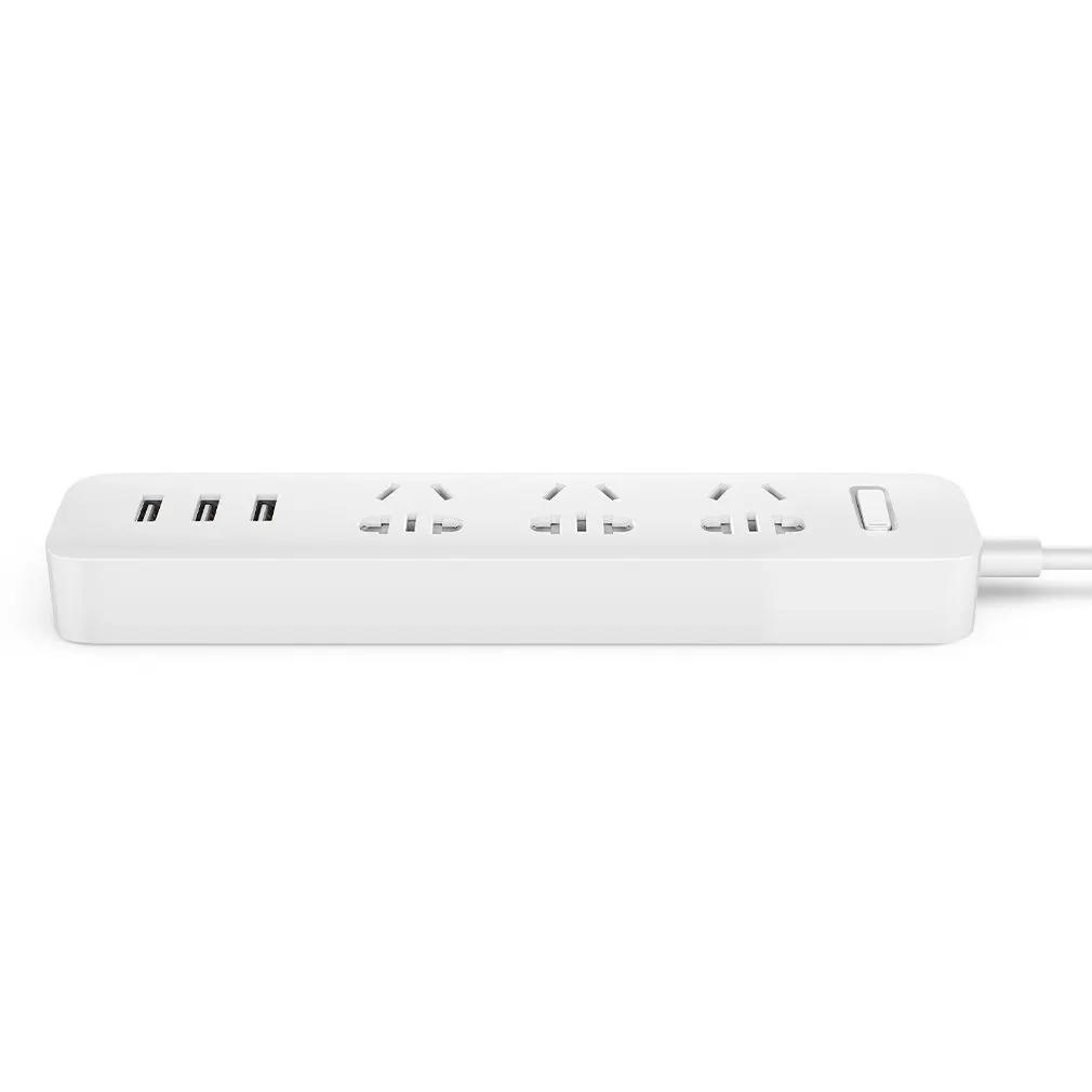Xiaomi 3 порта USB 2A Быстрая зарядка Sokect зарядное устройство интеллектуальная розетка защита от перегрузки удлинитель для дома