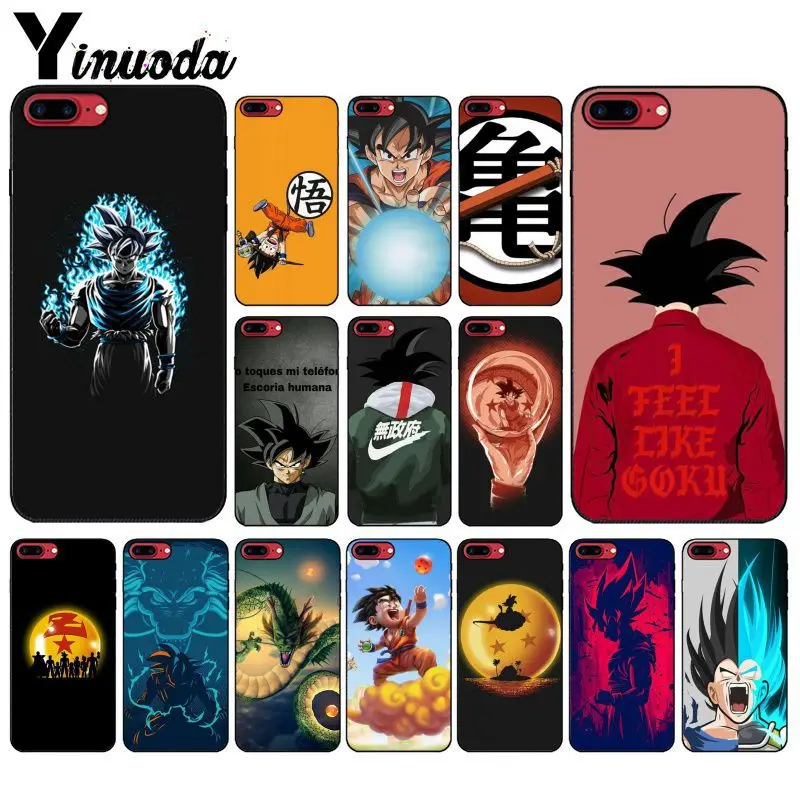 Модный чехол Yinuoda Dragon Ball Z Super DBZ Goku для iPhone X XS MAX 6 6S 7 7plus 8 8Plus 5 5S XR|Бамперы| |
