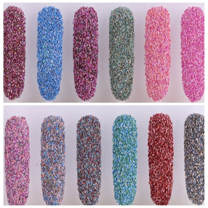 10 г молочный банан Мятные сверкающие ногти сахарный блеск для ногтей