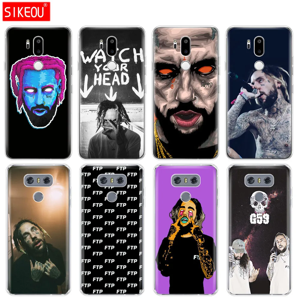 Силиконовый чехол для телефона LG G7 Q8 Q6 G6 MINI G5 V30 V7 V9 k10 k8 X POWER 2 $ uicideboy suicideboys
