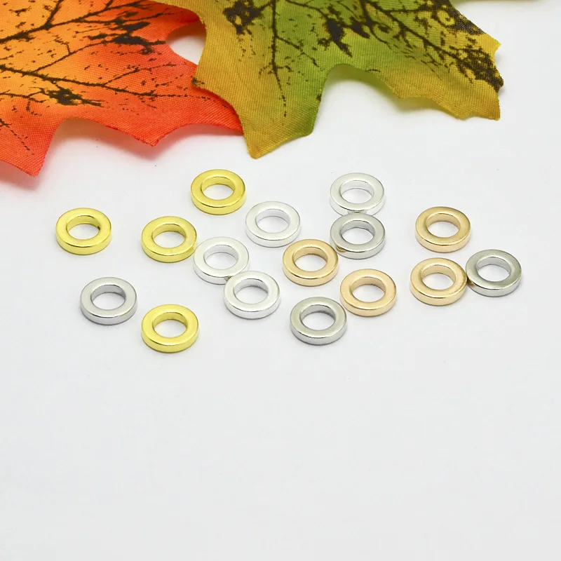 20 шт ZHU RU 9*2 мм пончики для плавания samll брелоки круглой формы изготовления сережек