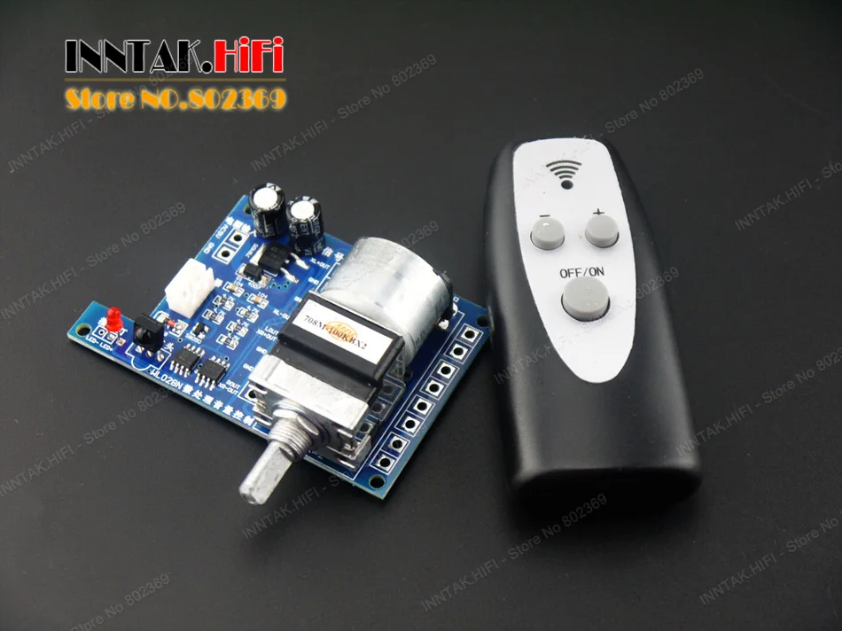 Assembeld HiFi пульт дистанционного управления громкостью Регулировка платы для аудио усилителя предусилителя(50K или 100k ALPS опционально