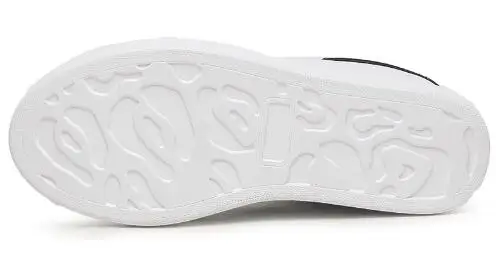 Женские кроссовки на вулканизированной подошве TOSJC белые кожаные плоской