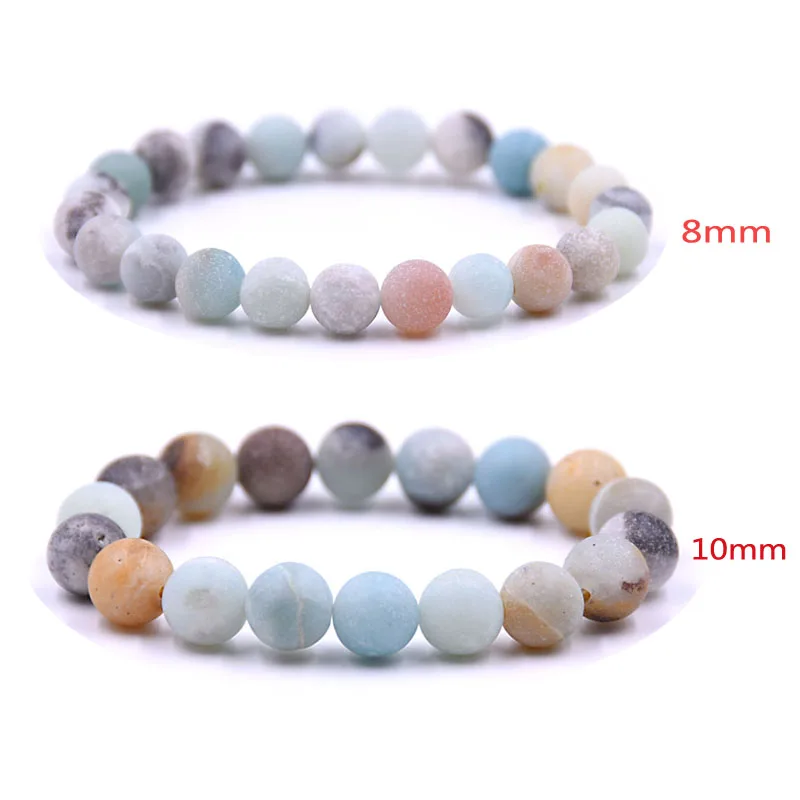 Браслеты HYHONEY из натурального камня для женщин и мужчин эластичные украшения