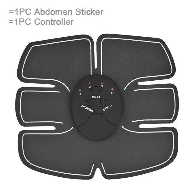 Abdominal suit YOUKE EMS электрический стимулятор мышц Тренажер умный массаж Мини Похудение ленивый похудение машина унисекс - Цвет: Abdominal suit