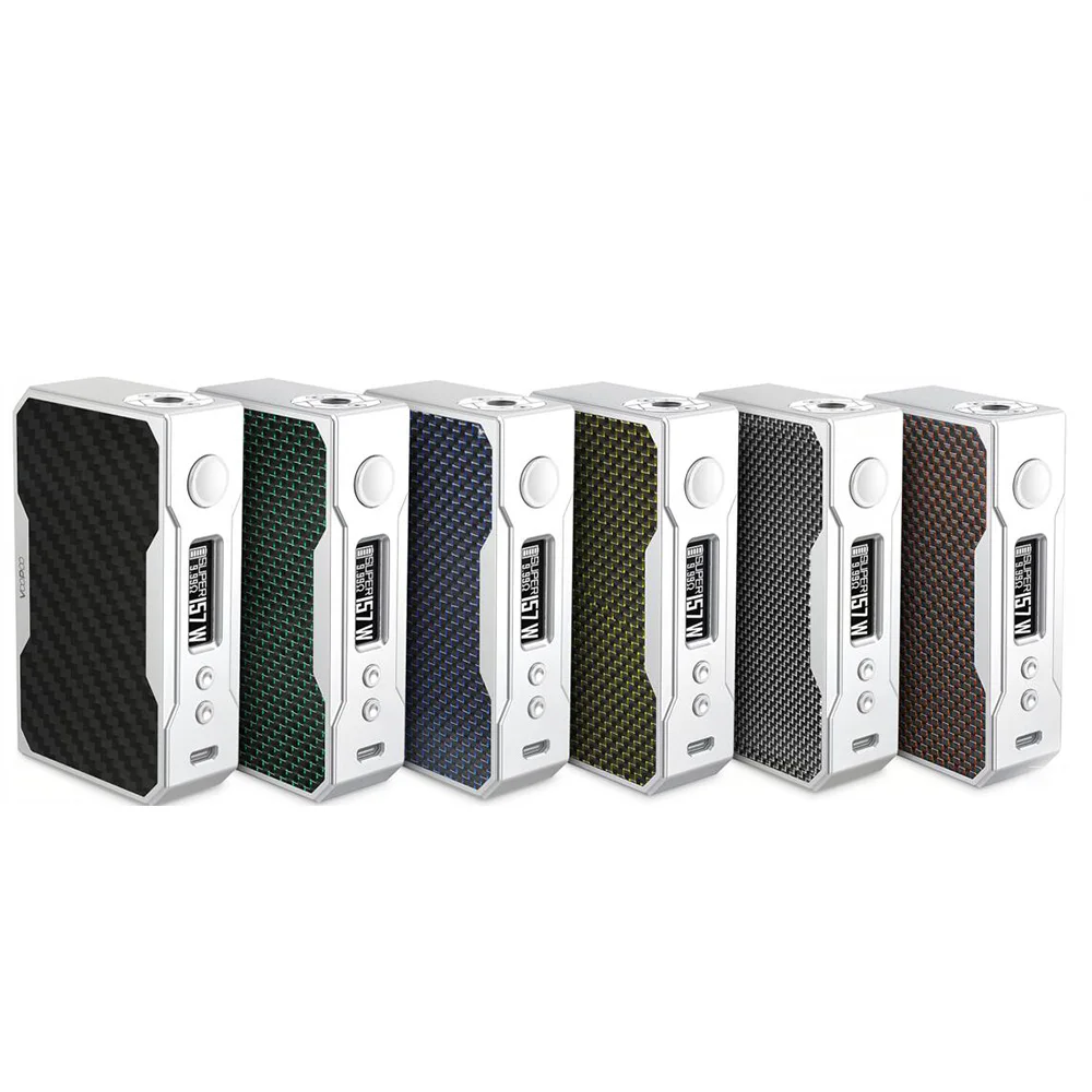 Оригинальный voopoo перетащите 157 Вт TC поле mod 0.025 s быстро стрельбы 18650 Батарея