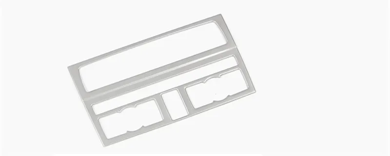 CD Panel Silver Автомобильный Стайлинг консоль переключения передач декоративная крышка воздушная панель накладка для Audi Q7 2008-15 внутренняя дверная ручка подлокотник кнопки рамка - Название цвета: CD Panel Silver