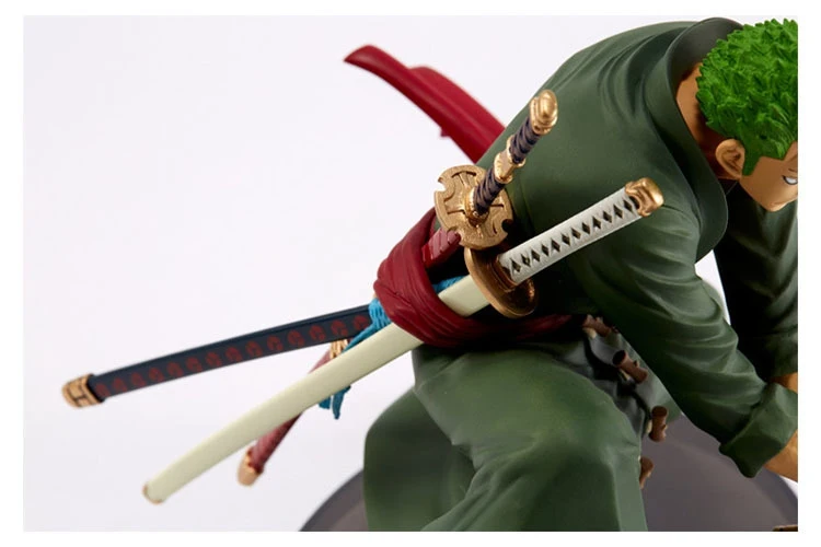 1 шт. решающая версия битвы аниме ророноа Зоро ПВХ фигурка меч катана игрушка 14 см
