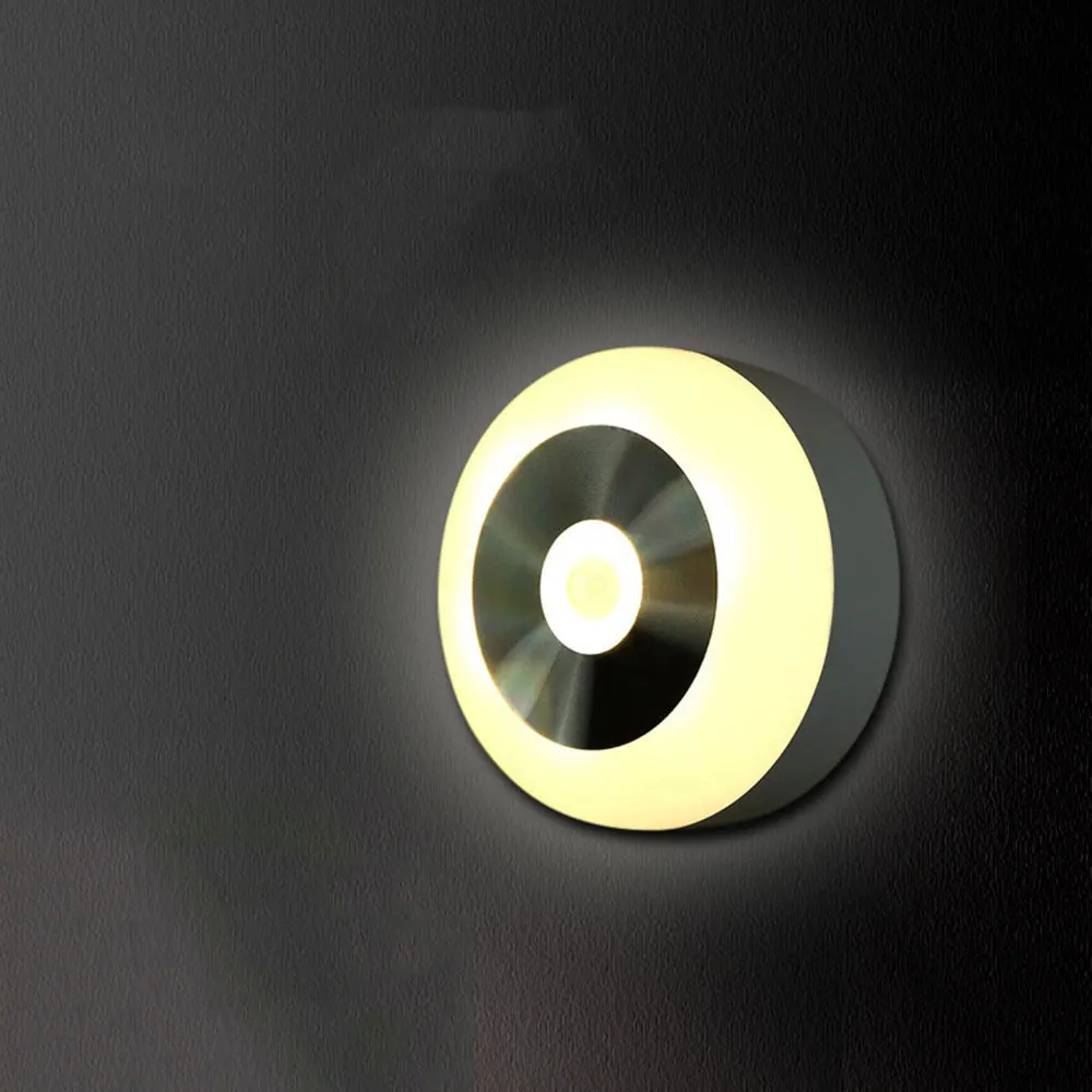 LED night light corridor intelligent induction lights charging home automatic human body cabinet bathroom lamps | Освещение
