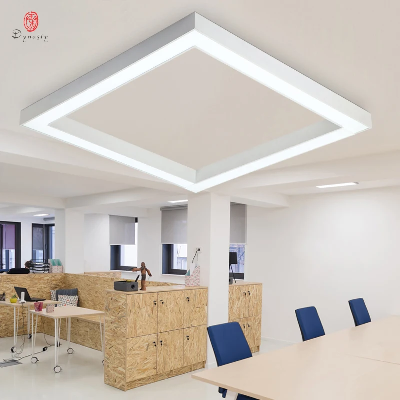 Светодиодные алюминиевые потолочные светильники современный квадратный проект