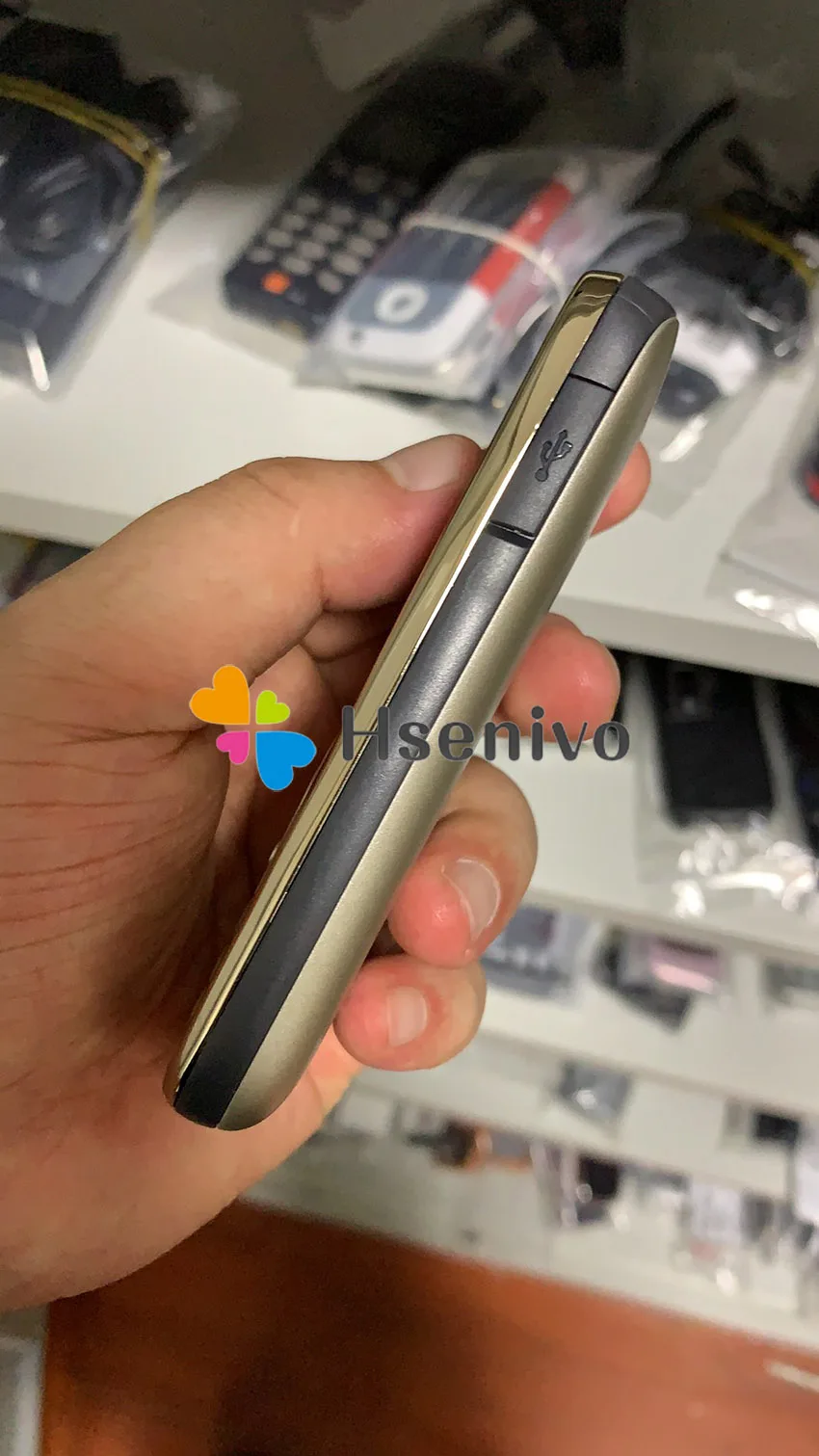 Nokia C2 C2-01 Золотой разблокированный мобильный телефон GSM восстановленные мобильные телефоны и русский иврит арабский клавиатура