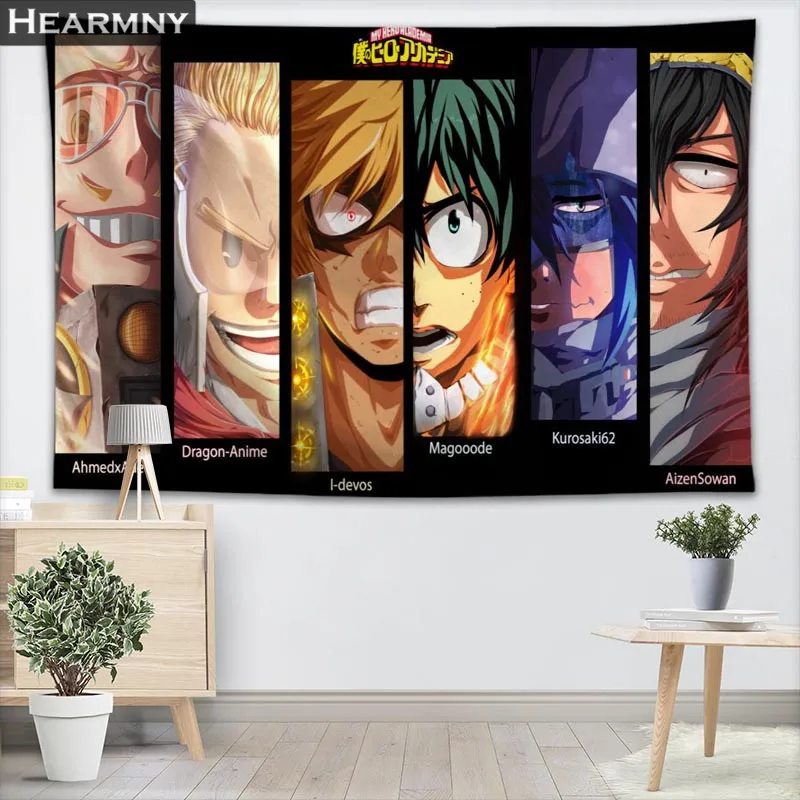 BOKU no Hero Academy Wall Tapestry Sheets Home Decorative Tapestries Beach Towel Yoga Mat Blanket Table Cloth | Дом и сад