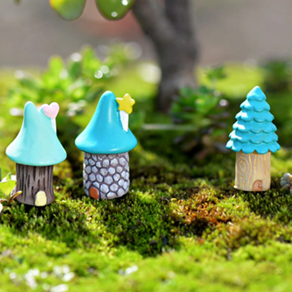 3 шт./компл. * Мини Дом аксессуары крафтовый Сказочный садовый|Садовые статуи и