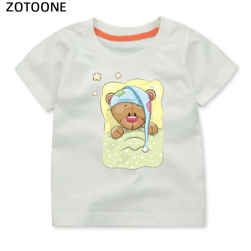 ZOTOONE странные вещи, Мультяшные милые животные, железные нашивки для детей, футболка, сделай сам, нашивки, наклейки, теплопередача для одежды G