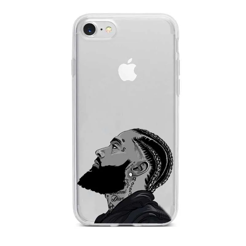 Рэппер Nipsey Hussle Виктория Круг прозрачный силикон ТПЭ мягкий чехол для телефона для iPhone 8 7 6 Plus XMAX XR11 11PRO Fundas чехол