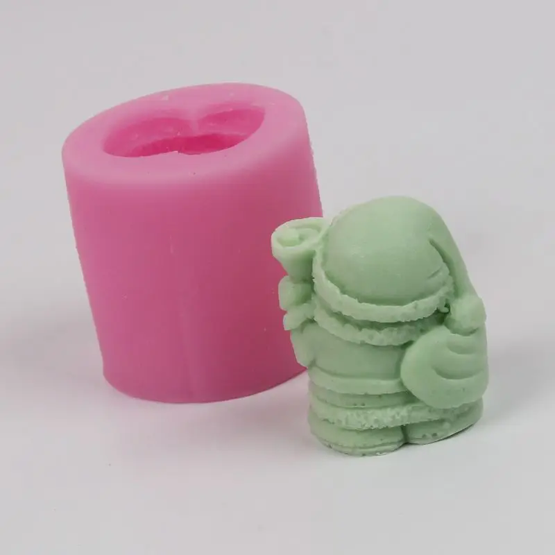 3D Рождественская фотоформа BJ018 силиконовое мыло в форме мороза сделай сам|soap