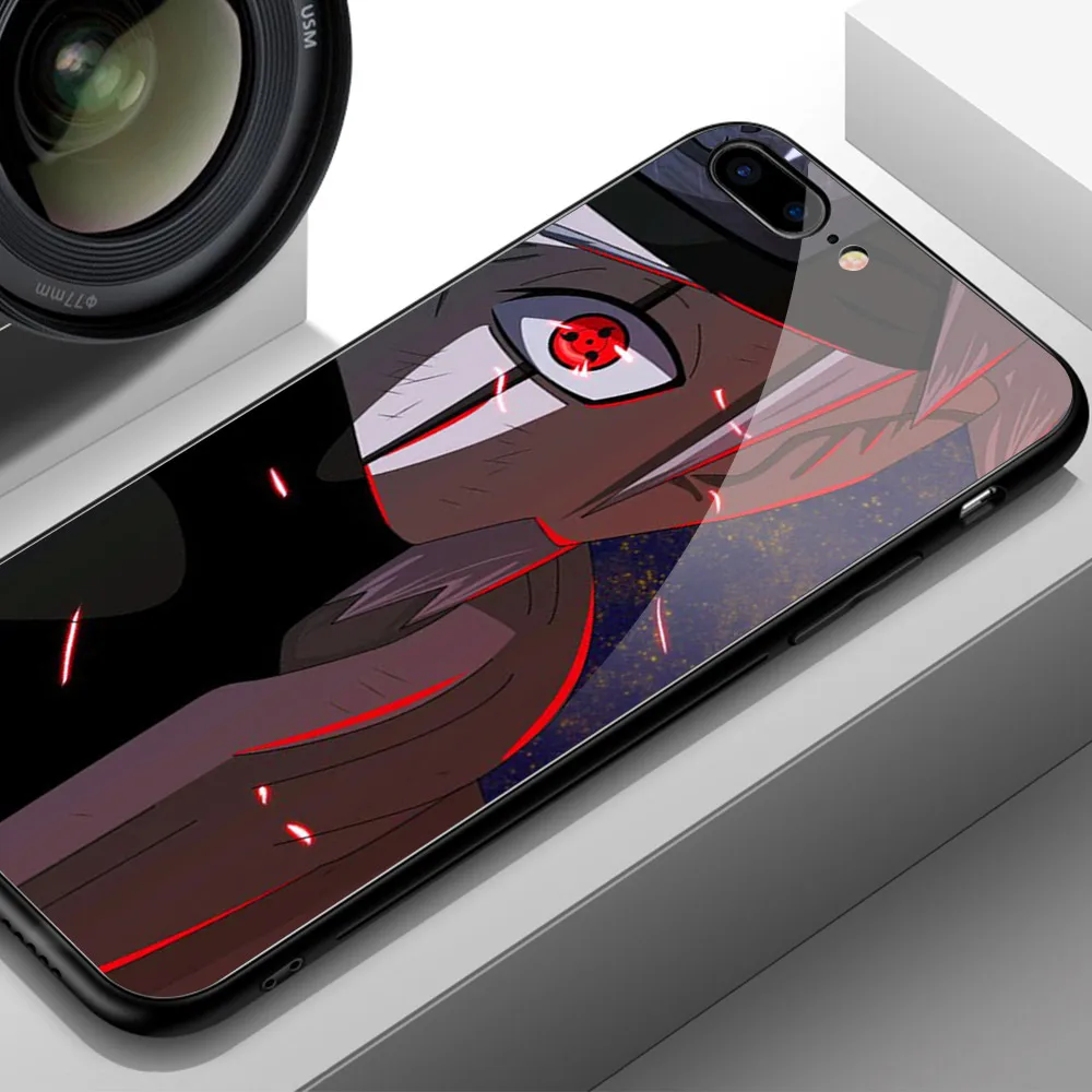 Finder чехол для чехол iphone XR героя аниме «Наруто Какаси из аниме «закаленное Стекло жесткая накладка на заднюю панель для iphone 6, 6 S, 7, 8 plus X XR XS MAX 11 pro max