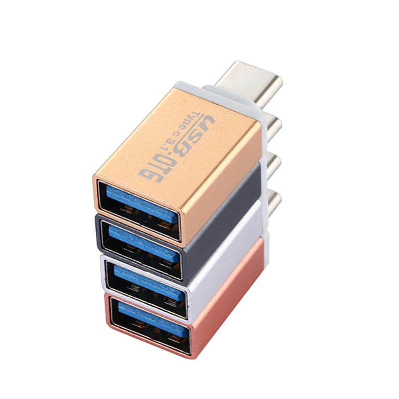 Переходник с USB папа на 3 1 Type c OTG мама для Oneplus 2 MacBook HJ55|Компьютерные кабели и