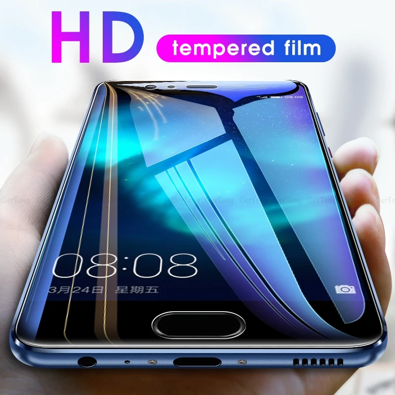 2 упаковки из закаленного стекла для huawei mate 20 X Lite mate 10 Pro P10 Plus HD стеклянная плёнка для Honor 8X Max 8A экран протектор