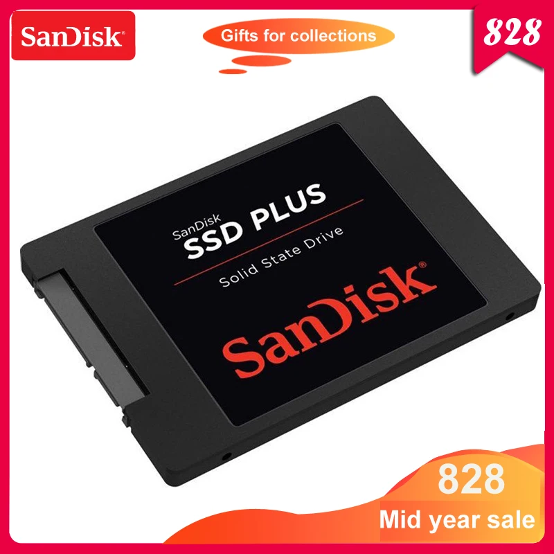 Оригинальный Внутренний твердотельный накопитель Sandisk SSD PLUS 120 ГБ SATA 3 2 5 дюйма HDD