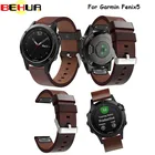 Спортивный ремешок для часов Garmin Fenix 5, ремешок для часов из натуральной кожи, 22 мм