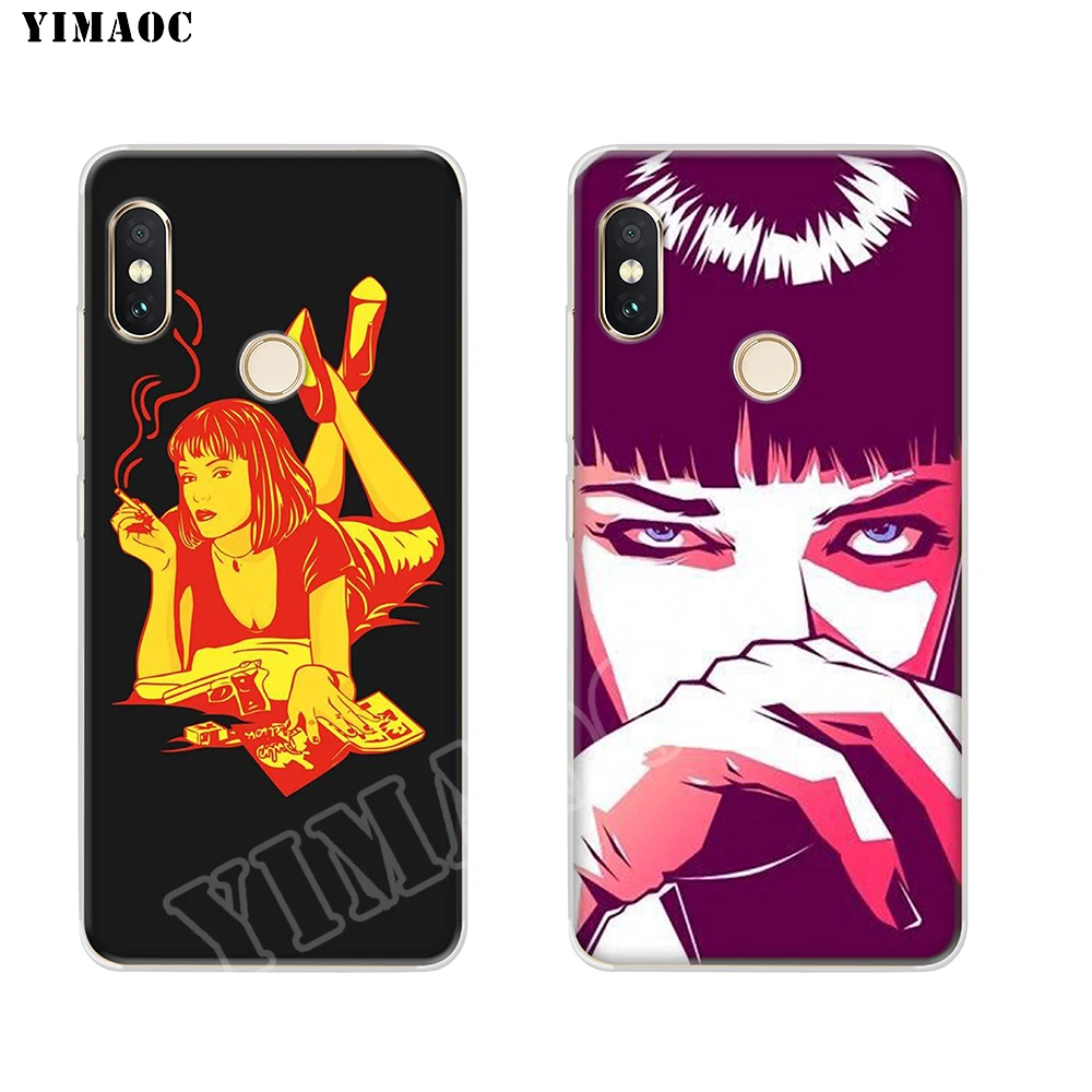 YIMAOC film Pulp Fiction Soft Silicone Case for POCOPHONE F1 Xiaomi Redmi Note 6 7 Pro 6A Mi 8 Lite TPU Cover |