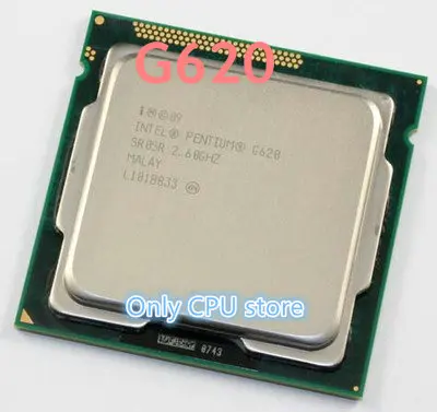 Процессор Intel Pentium G620 3 м кэш, 2,60 ГГц LGA 1155 TDP 65 Вт настольный процессор