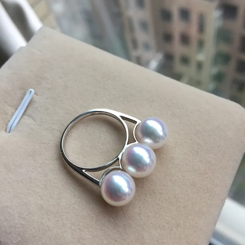 Вечная Свадьба Женский подарок Слово 925 пробы настоящий японский жемчуг акоя