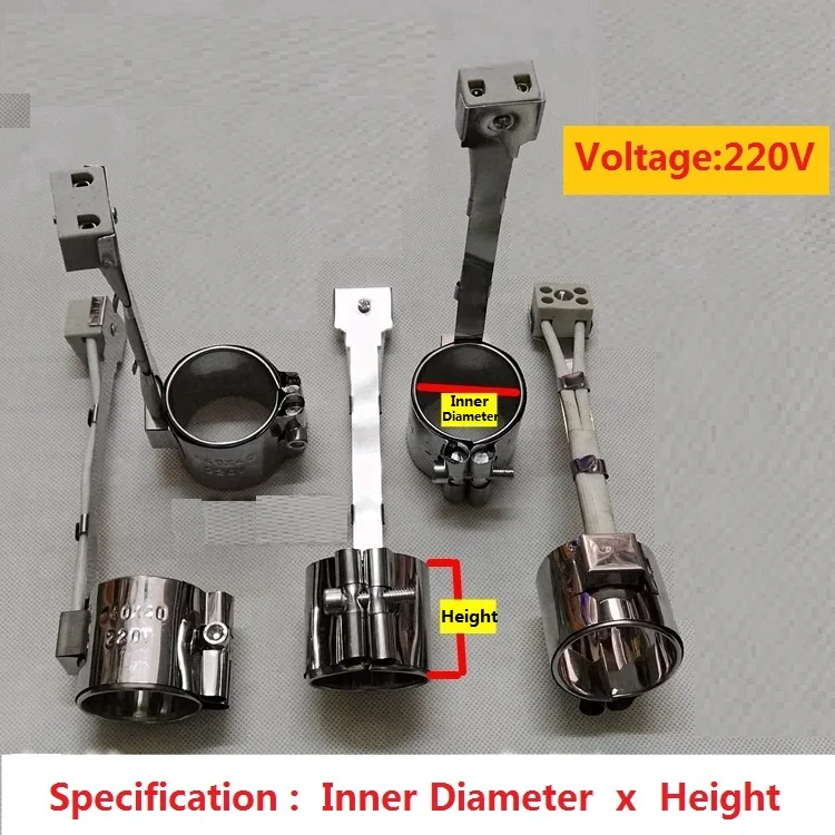 Керамический Штекерный соединитель нагреватель из нержавеющей стали 220 В для