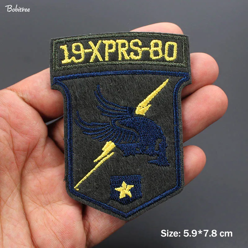 Армейские военные нашивки, вышивка, железные нашивки, флаг, американские ВВС, армейские Значки для одежды, аксессуары - Цвет: 1 PCS