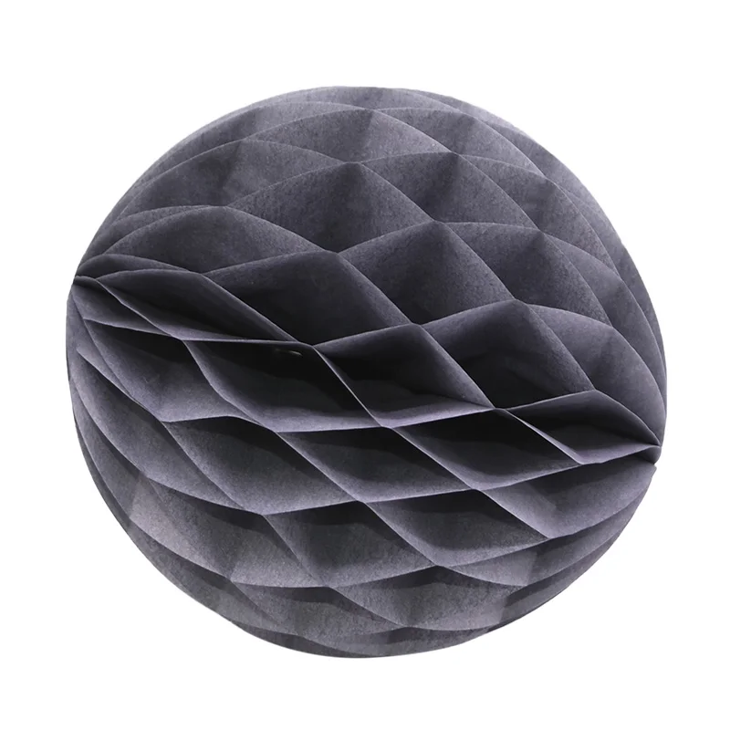PH30 Dark gray 5 шт. 10 см/15 см/20 см сотовой шар бумажный фонарь шар для свадебной вечеринки детская вечеринка на день рождения украшение для детского шоу поставки 8Z - Цвет: PH30 Dark gray