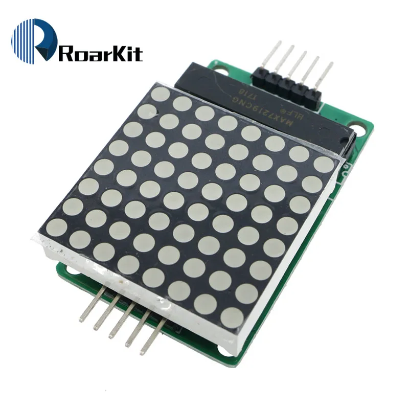 Модуль управления MAX7219 для Arduino 5 В интерфейсный модуль 8x8 выходной ток общий
