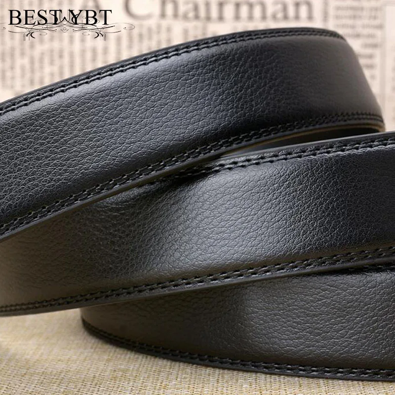 

Best YBT Men belt trend Alloy buckle Automatic buckle belt high quality Imitation leather causal Men business affairs belt