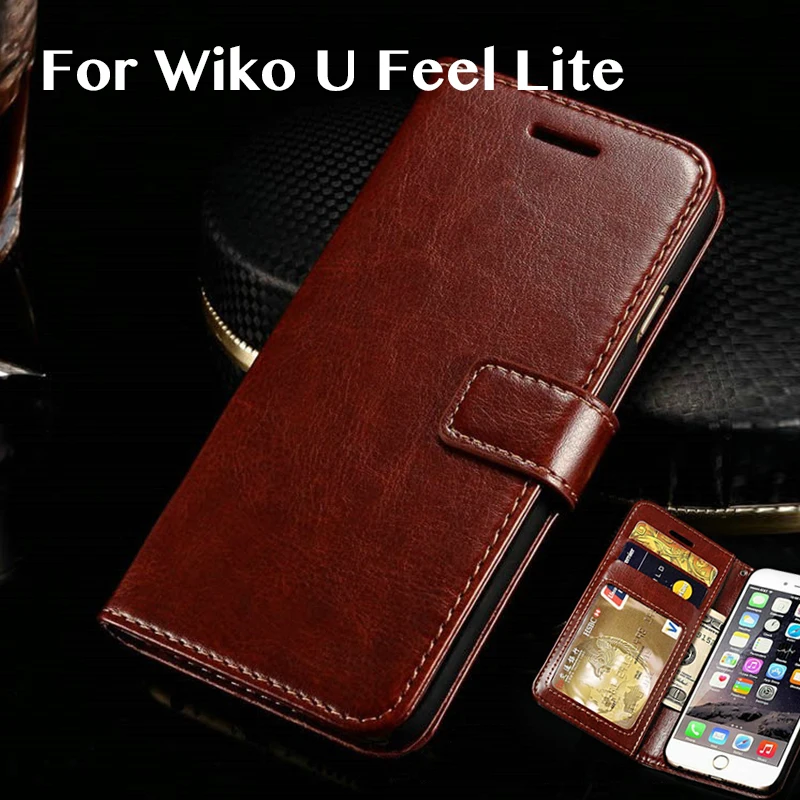 Флип чехол для телефона Wiko у себя Lite Роскошный PU бумажник телефон U чувствовать