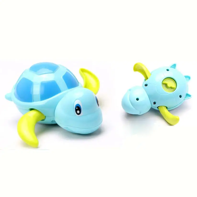 Baby Kids Multi-type Wind Up Tortoise Chain Bathing Shower Clockwork water baby toys for children 1pc New S4