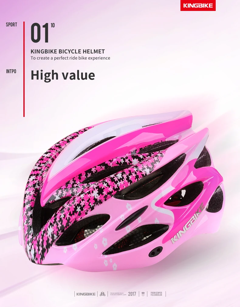 KINGBIKE велосипедные сверхлегкие шлемы MTB дорожный велосипедный шлем розовый для женщин велосипедные шлемы Caschi Ciclismo Capaceta Da Bicicleta