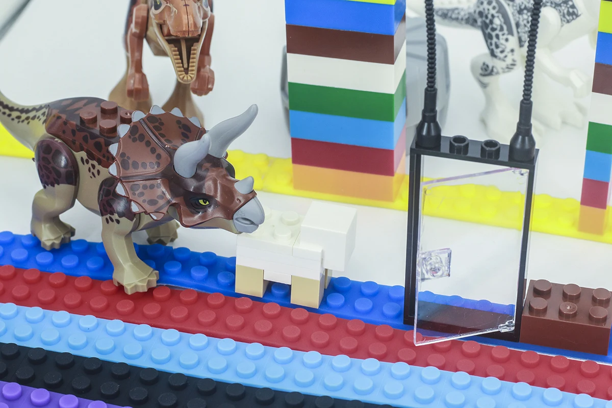 Детский конструктор из мягкого силикона 2x115 точек 92 см|block plate|building block platetoy brick |