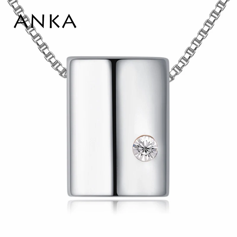 

ANKA geometrical novelty fashion crystal pendant necklaces for women wedding zircon & czech necklace jewelry gifts #125199