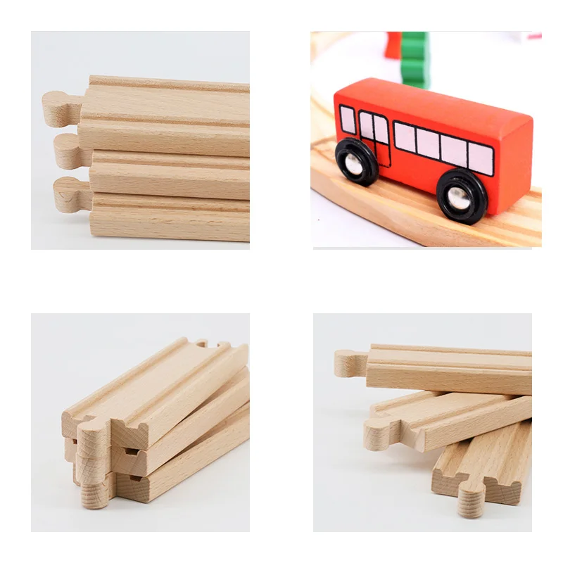 Набор Магнитных деревянных дорожек с паровозиком Томаса аксессуары