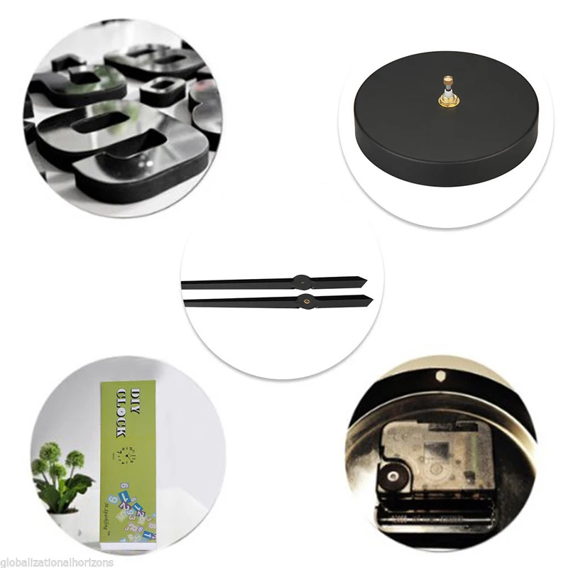 Новинка 2019 большие настенные часы персонализированные 3D DIY акриловые зеркальные